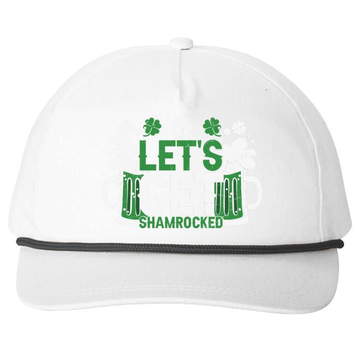 Lets Get Shamrocked Snapback Five-Panel Rope Hat