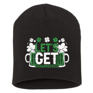 Lets Get Shamrocked Short Acrylic Beanie