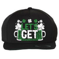 Lets Get Shamrocked Wool Snapback Cap