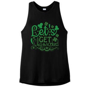 Let's Get Shamrocked Ladies PosiCharge Tri-Blend Wicking Tank