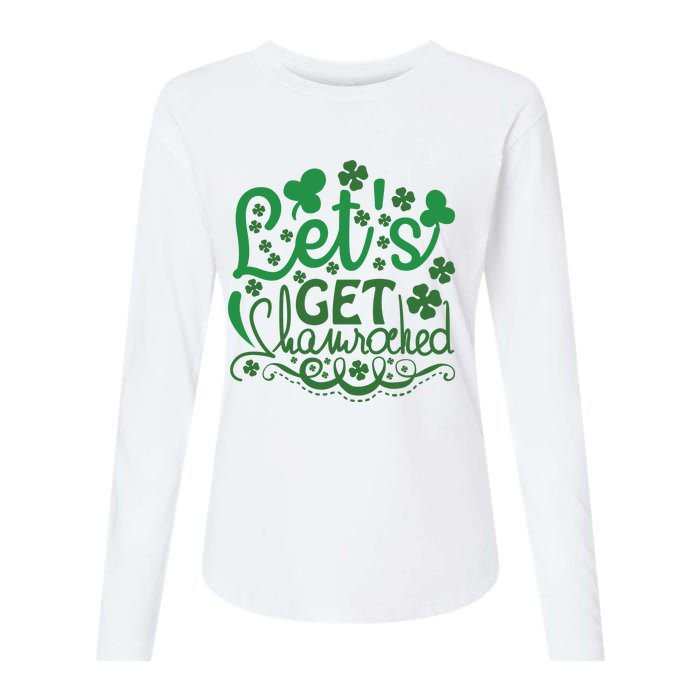 Let's Get Shamrocked Womens Cotton Relaxed Long Sleeve T-Shirt