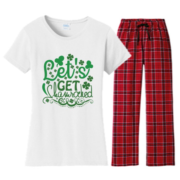 Let's Get Shamrocked Women's Flannel Pajama Set