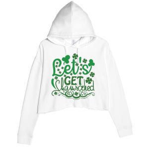 Let's Get Shamrocked Crop Fleece Hoodie