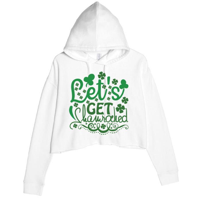 Let's Get Shamrocked Crop Fleece Hoodie