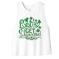 Let's Get Shamrocked Women's Racerback Cropped Tank