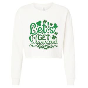 Let's Get Shamrocked Cropped Pullover Crew