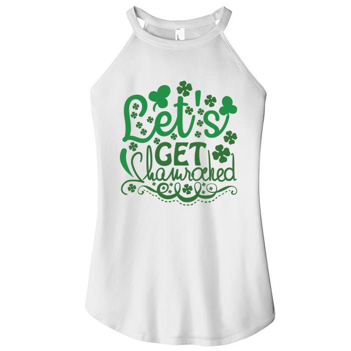 Let's Get Shamrocked Women's Perfect Tri Rocker Tank