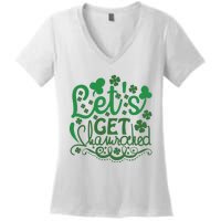 Let's Get Shamrocked Women's V-Neck T-Shirt