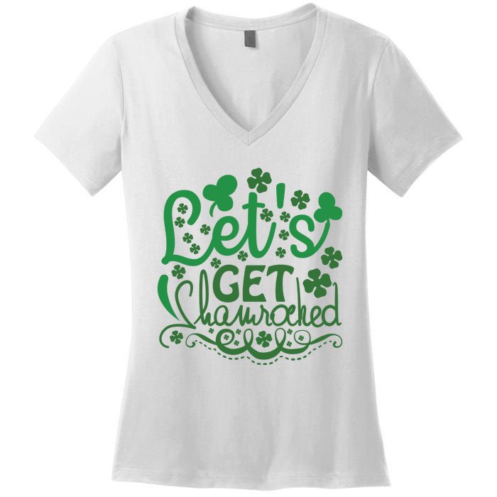 Let's Get Shamrocked Women's V-Neck T-Shirt