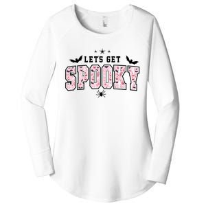 LetS Get Spooky Women's Perfect Tri Tunic Long Sleeve Shirt