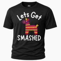 Lets Get Smashed PiñAta Funny Mexico Vacation Gift Cooling Performance Crew T-Shirt