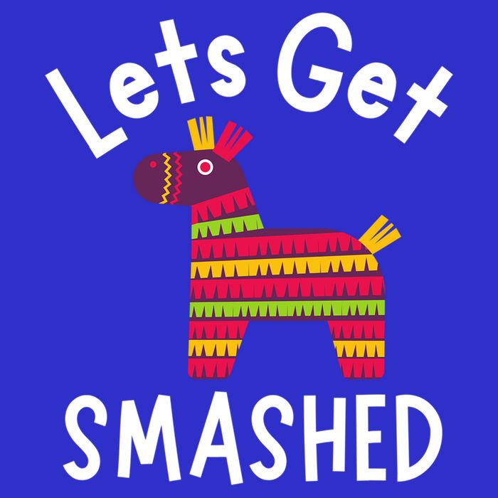 Lets Get Smashed PiñAta Funny Mexico Vacation Gift Apron