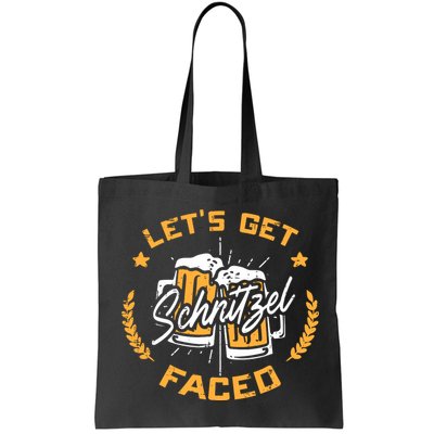 Lets Get Schnitzel Faced Oktoberfest Funny Costume Men Women Bag