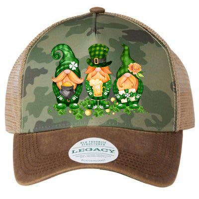 Lucky Gnome St Patrick's Day Festive Legacy Tie Dye Trucker Hat