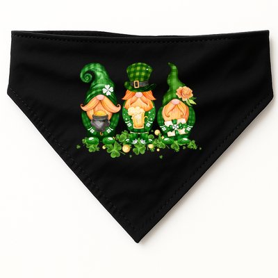Lucky Gnome St Patrick's Day Festive USA-Made Doggie Bandana