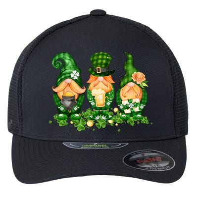 Lucky Gnome St Patrick's Day Festive Flexfit Unipanel Trucker Cap