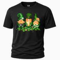 Lucky Gnome St Patrick's Day Festive Cooling Performance Crew T-Shirt