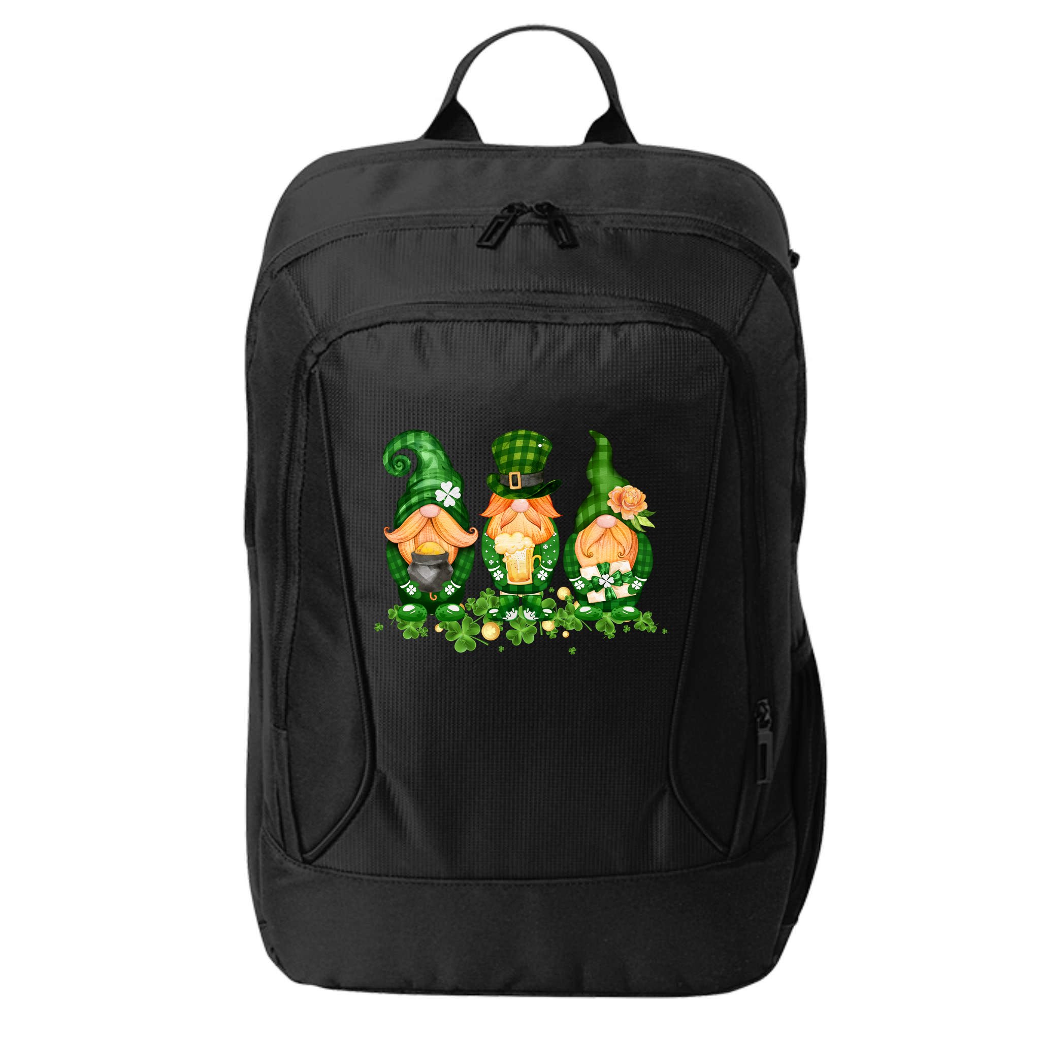 Lucky Gnome St Patrick's Day Festive City Backpack