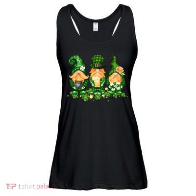 Lucky Gnome St Patrick's Day Festive Ladies Essential Flowy Tank