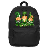 Lucky Gnome St Patrick's Day Festive 16 in Basic Backpack