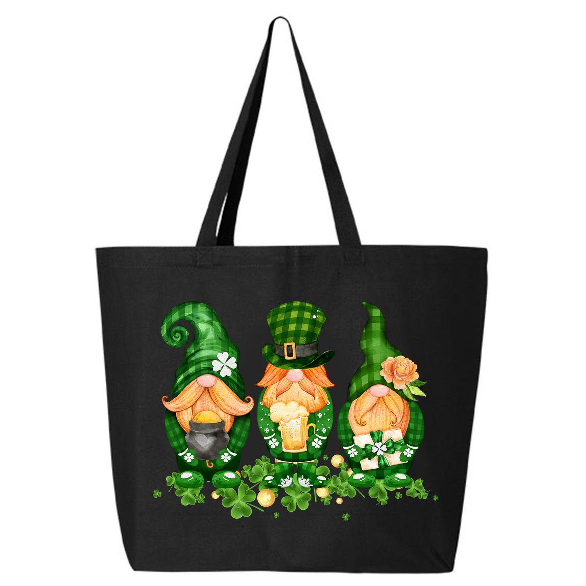 Lucky Gnome St Patrick's Day Festive 25L Jumbo Tote