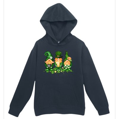 Lucky Gnome St Patrick's Day Festive Urban Pullover Hoodie