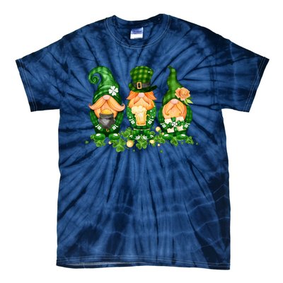 Lucky Gnome St Patrick's Day Festive Tie-Dye T-Shirt