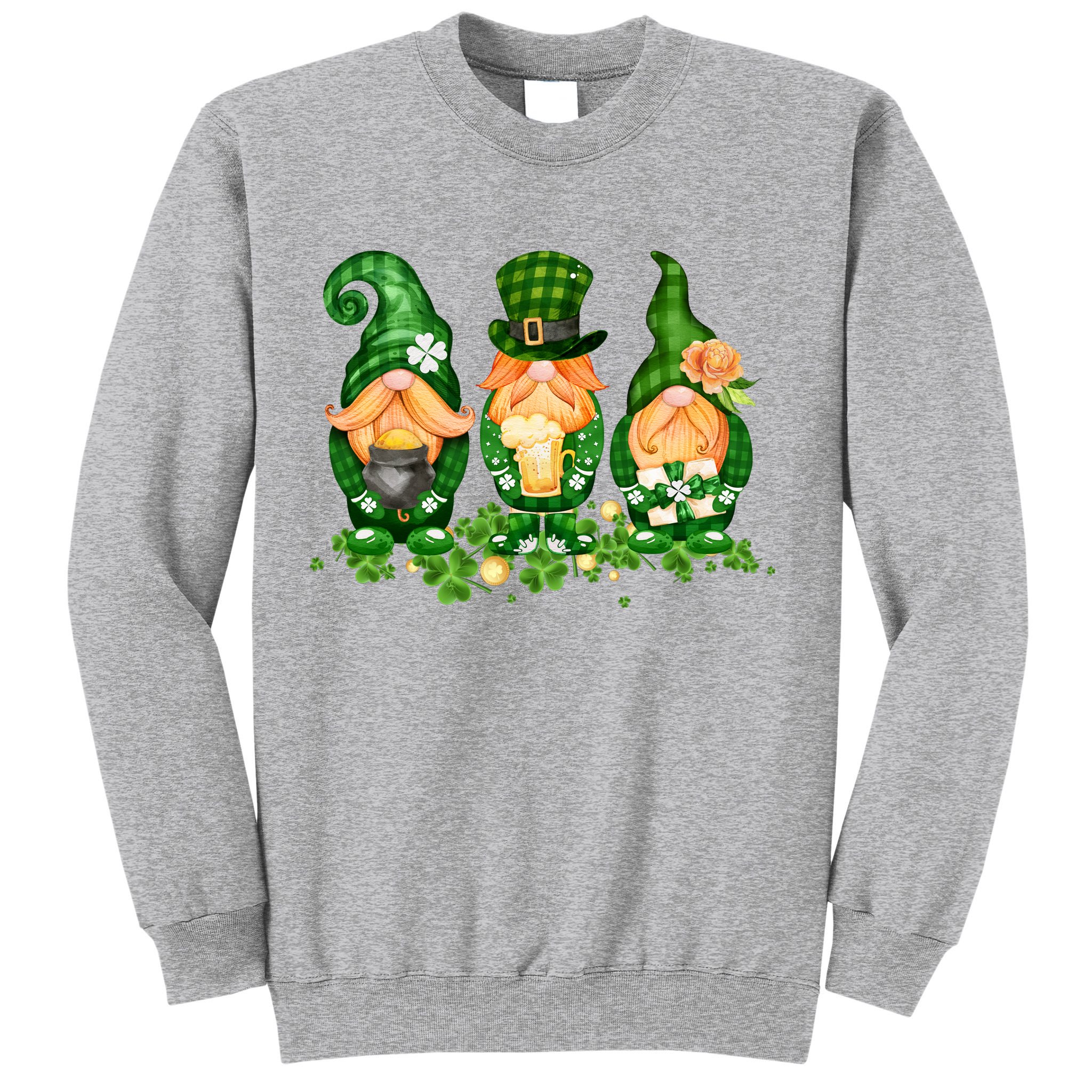 Lucky Gnome St Patrick's Day Festive Sweatshirt
