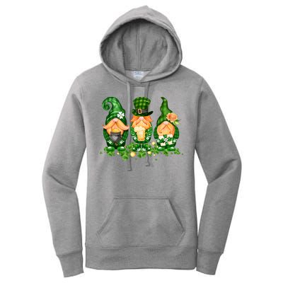 Lucky Gnome St Patrick's Day Festive Women's Pullover Hoodie