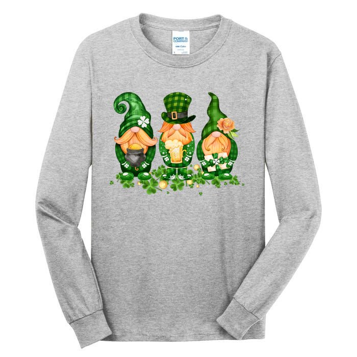 Lucky Gnome St Patrick's Day Festive Tall Long Sleeve T-Shirt