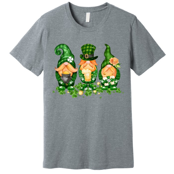 Lucky Gnome St Patrick's Day Festive Premium T-Shirt