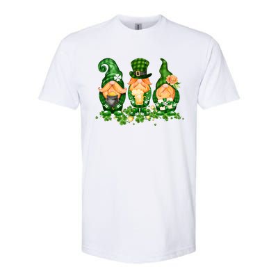 Lucky Gnome St Patrick's Day Festive Softstyle® CVC T-Shirt