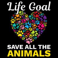 Life Goal save The Animals For all Animal Rigths Activists Sustainable Bucket Hat