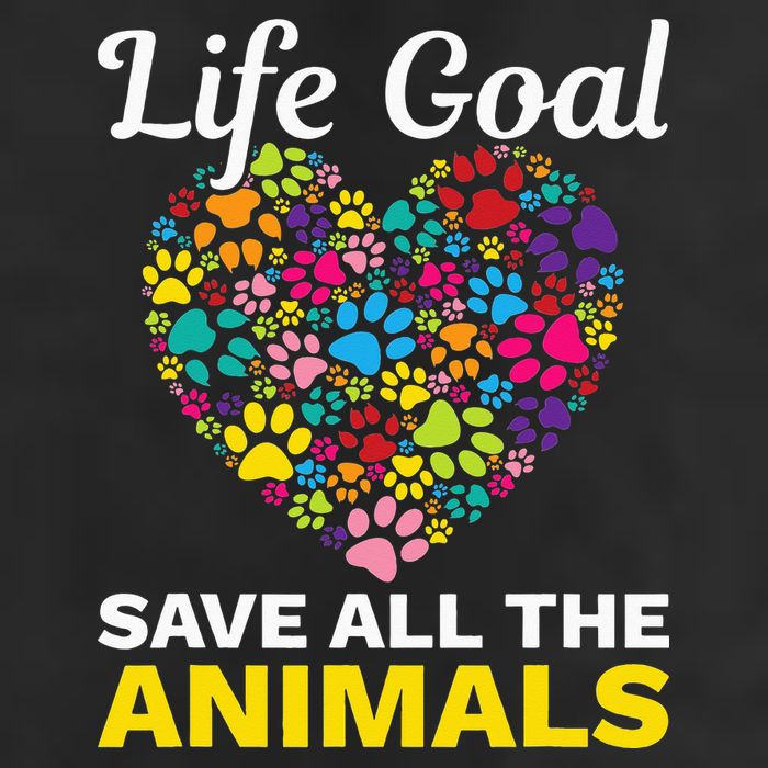 Life Goal save The Animals For all Animal Rigths Activists Adult Drive Performance Visor
