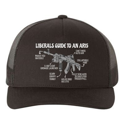 Liberals Guide To An AR15 Funny Anti Liberal Pro Gun AR15 2A Yupoong Adult 5-Panel Trucker Hat