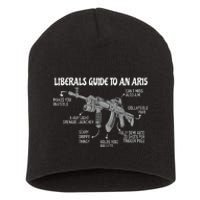 Liberals Guide To An AR15 Funny Anti Liberal Pro Gun AR15 2A Short Acrylic Beanie