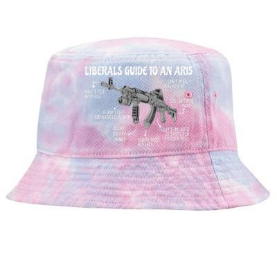 Liberals Guide To An AR15 Funny Anti Liberal Pro Gun AR15 2A Tie-Dyed Bucket Hat