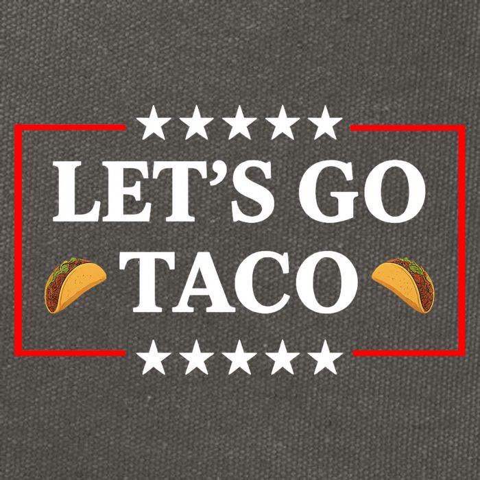 Let's Go Taco Trump Cotton Canvas Backpack