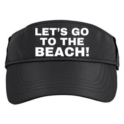 Let’s Go To The Beach Adult Drive Performance Visor