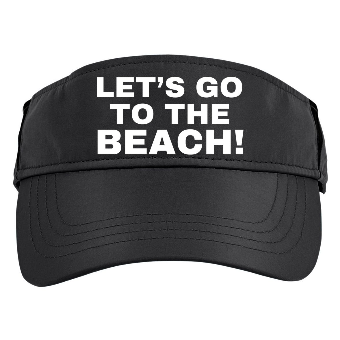 Let’s Go To The Beach Adult Drive Performance Visor