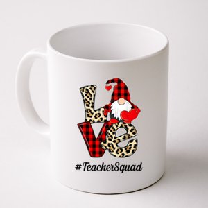 Love Gnome Teacher Squad Happy Valentine Day Coffee Mug