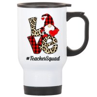 Love Gnome Teacher Squad Happy Valentine Day Stainless Steel Travel Mug