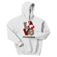 Love Gnome Teacher Squad Happy Valentine Day Kids Hoodie