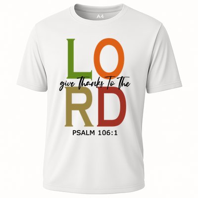 Give Thanks To The Lord Psalm 106:1 Performance Shirt