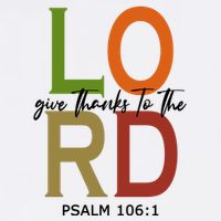 Give Thanks To The Lord Psalm 106:1 Visor