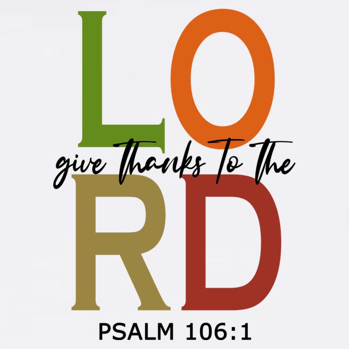 Give Thanks To The Lord Psalm 106:1 Visor