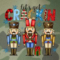 Let's Get This Party Crackin Nutcracker Christmas Pajamas Legacy Tie Dye Trucker Hat