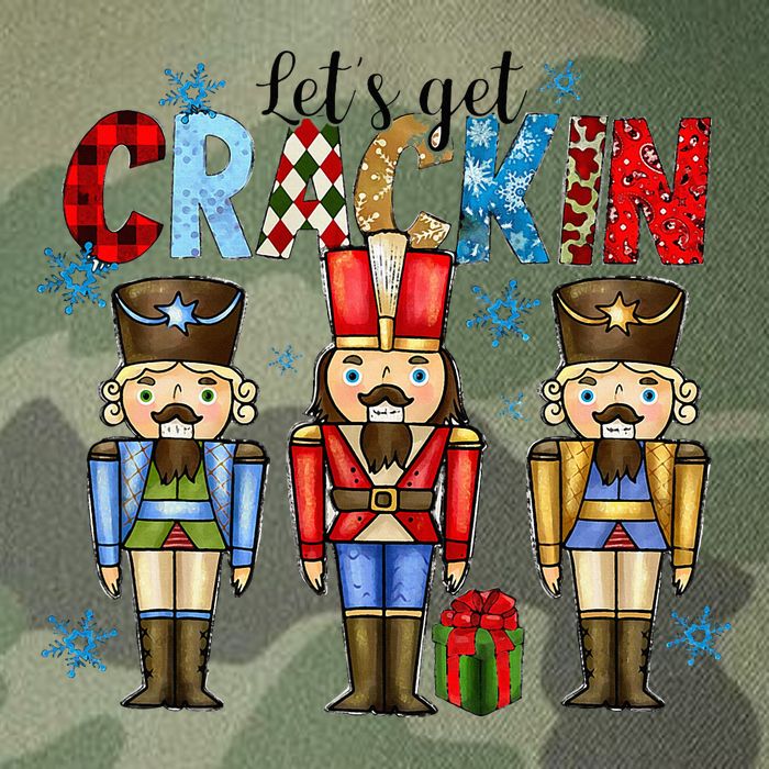 Let's Get This Party Crackin Nutcracker Christmas Pajamas Legacy Tie Dye Trucker Hat