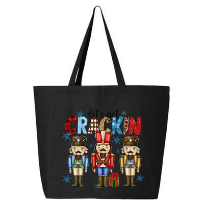 Let's Get This Party Crackin Nutcracker Christmas Pajamas 25L Jumbo Tote