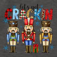 Let's Get This Party Crackin Nutcracker Christmas Pajamas Vector Backpack